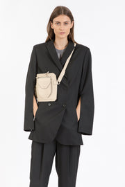 Light leather belt bag