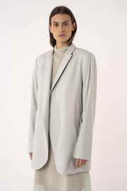 Sage viscose&wool belted jacket