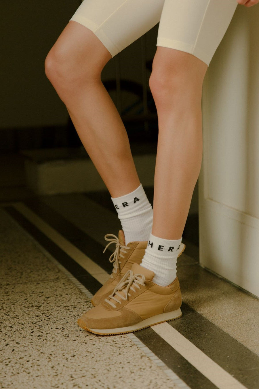 3-pack white cotton functional socks