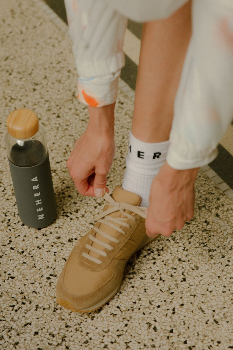 3-pack white cotton functional socks