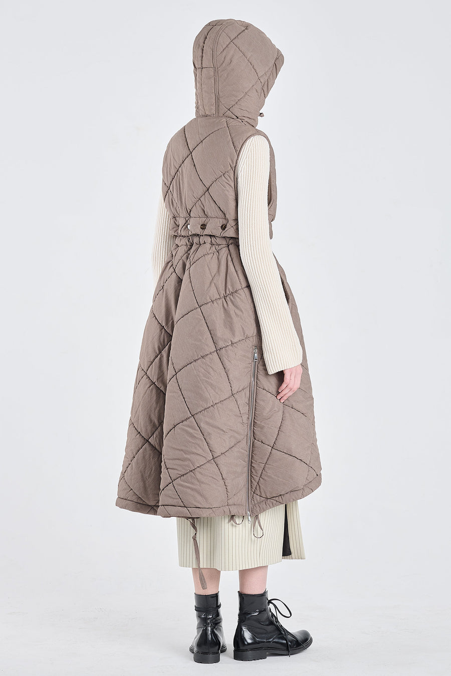 Taffy quilted two piece vest