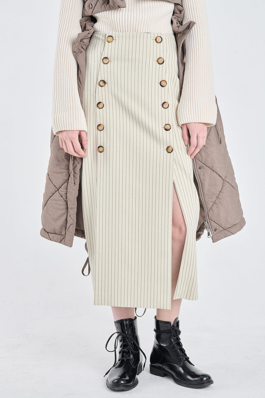 Taffy quilted two piece vest