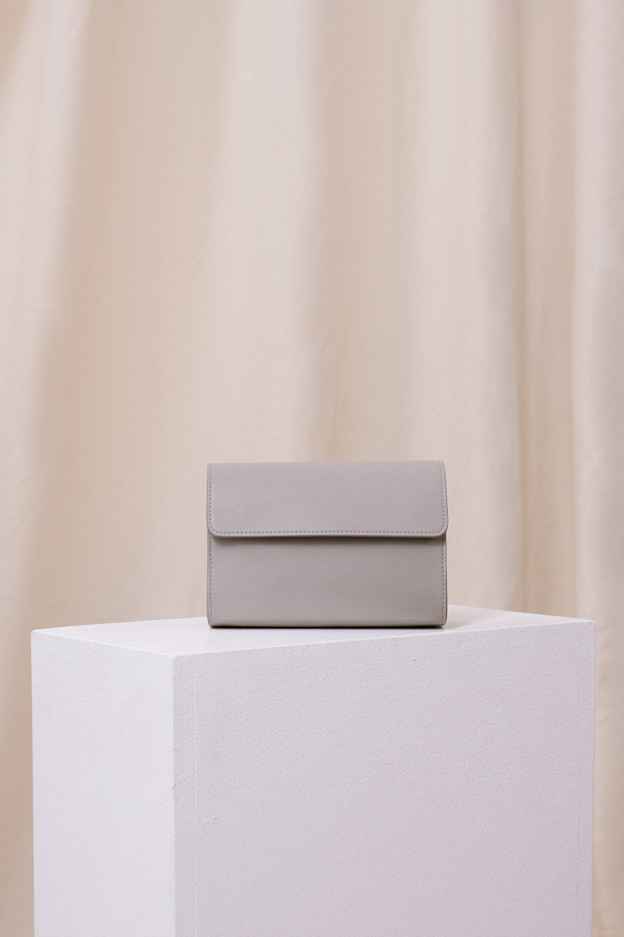 Blaster grey calf leather multi-strap bag