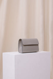 Blaster grey calf leather multi-strap bag