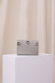 Blaster grey calf leather multi-strap bag