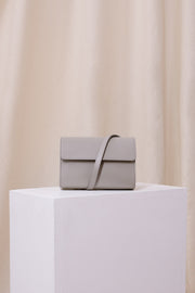 Blaster grey calf leather multi-strap bag