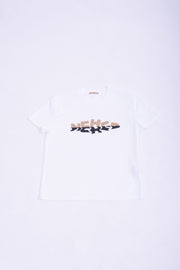 White cotton jersey ''HIDE&SEEK LOGO REFLECTION'' t-shirt