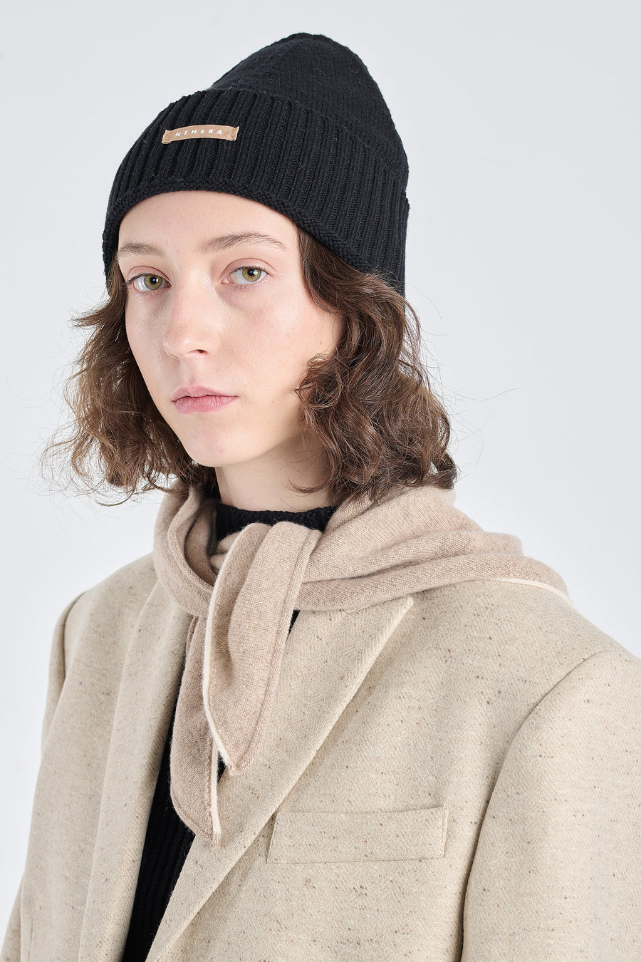 Nomad&pearl cashmere triangle scarf