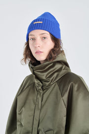 Cobalt blue extra fine merino beanie
