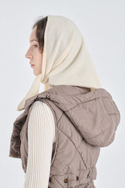 Pearl&nomad cashmere triangle scarf