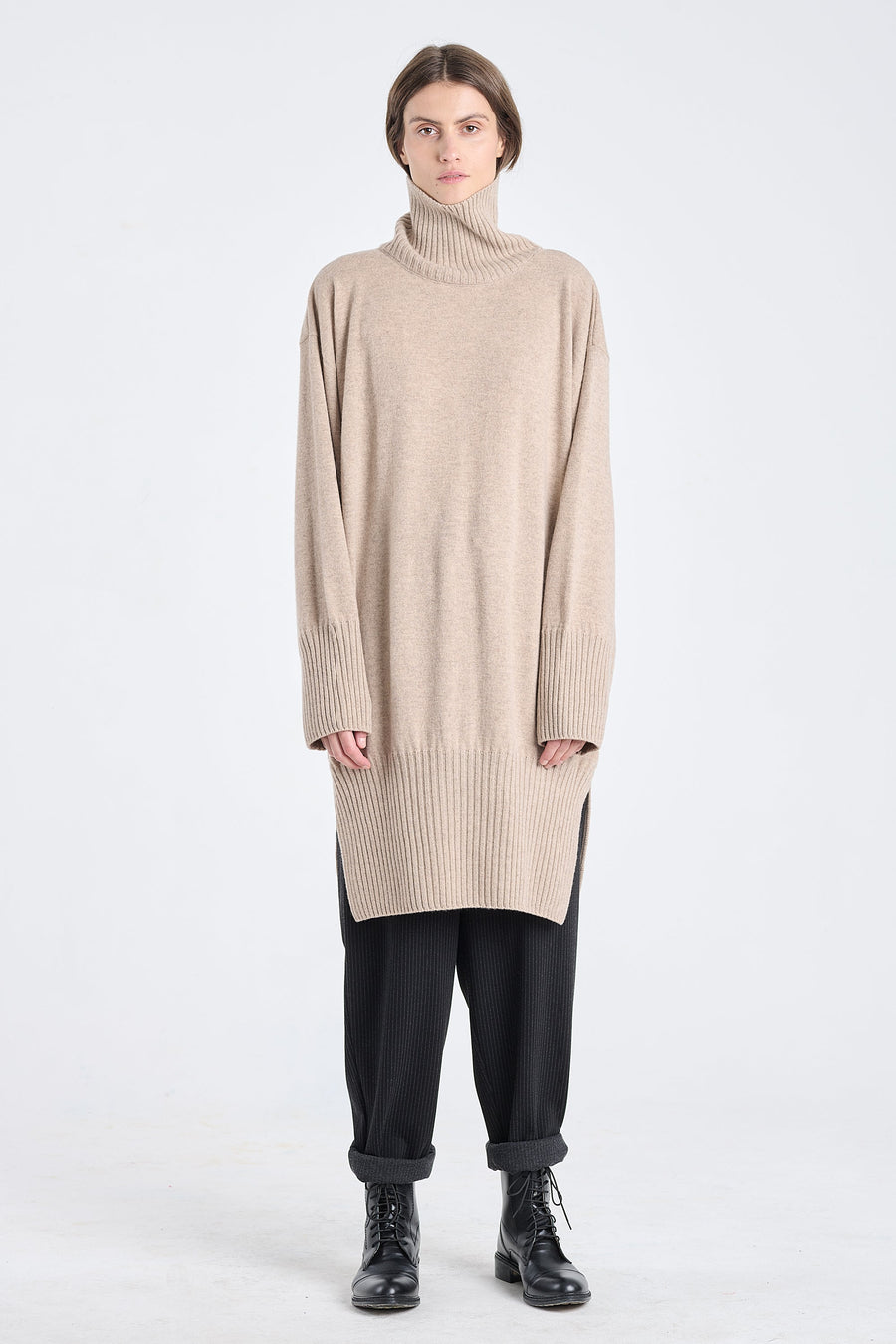 Nomad cashmere turtleneck dress