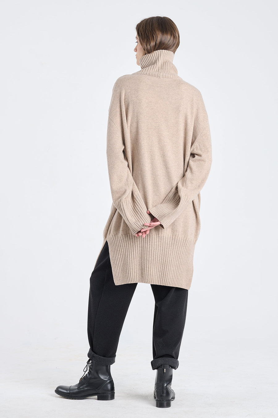 Nomad cashmere turtleneck dress