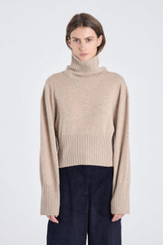 Nomad cashmere cropped turtleneck
