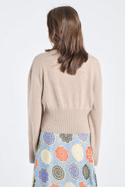 Nomad cashmere cropped crewneck