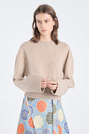 Nomad cashmere cropped crewneck