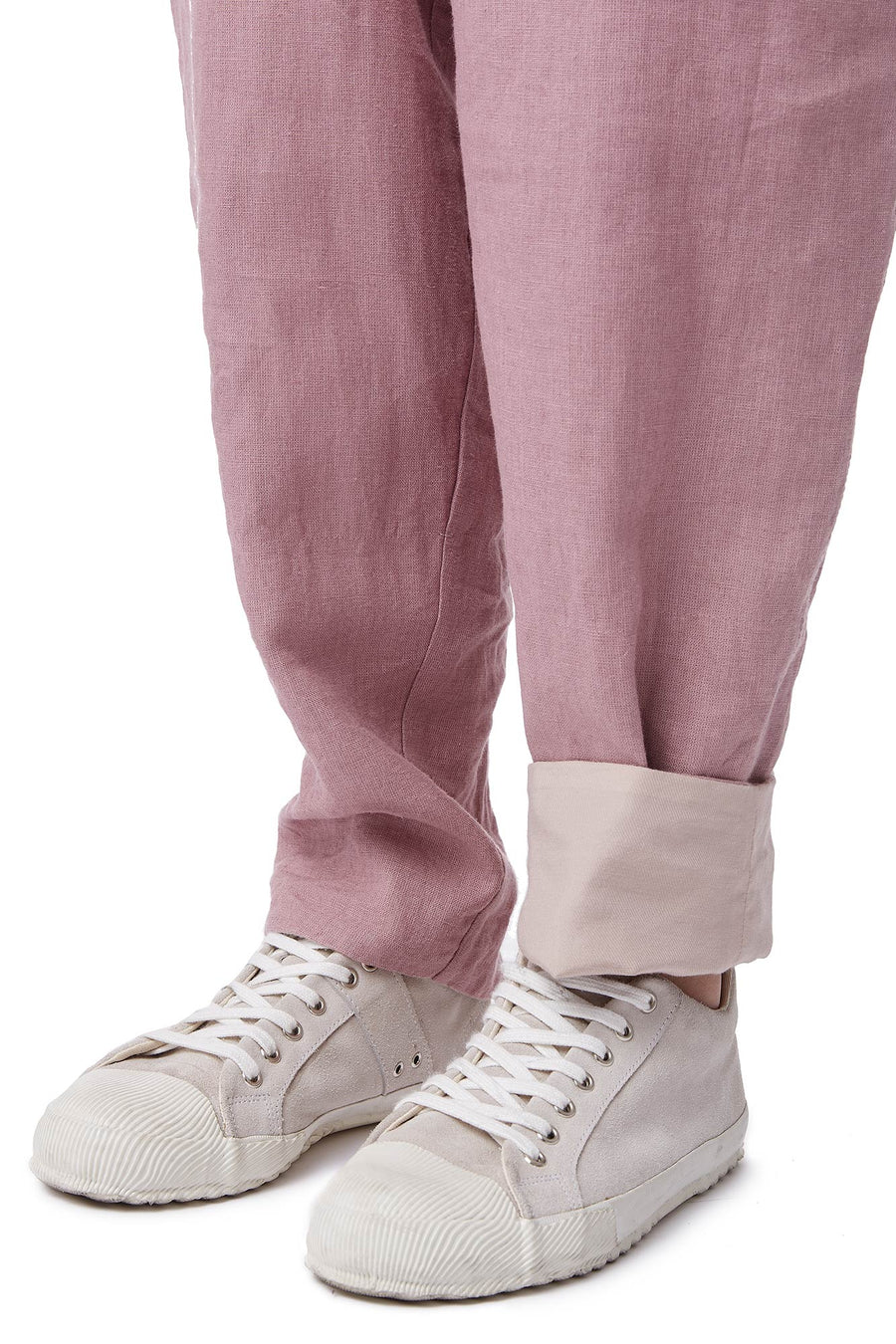 White grey suede leather sneakers