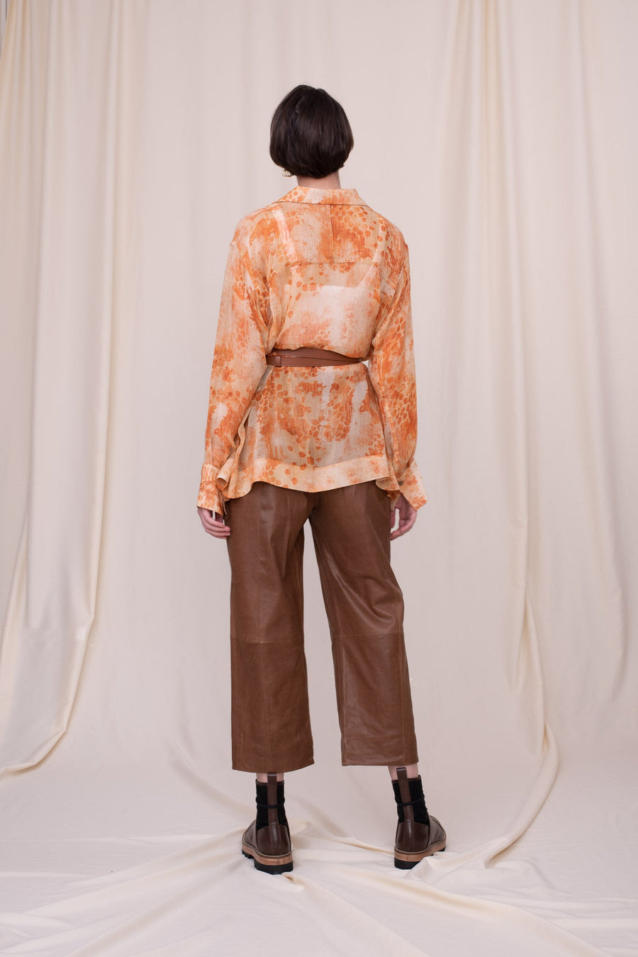 Hazel long tied belt