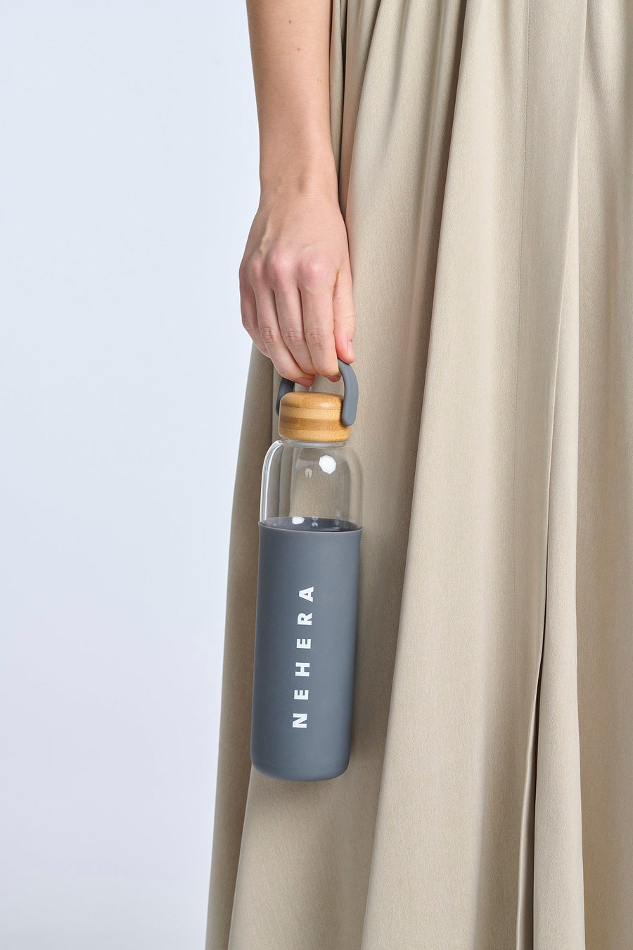 NEHERA x Soma Refillable Glass Water Bottle