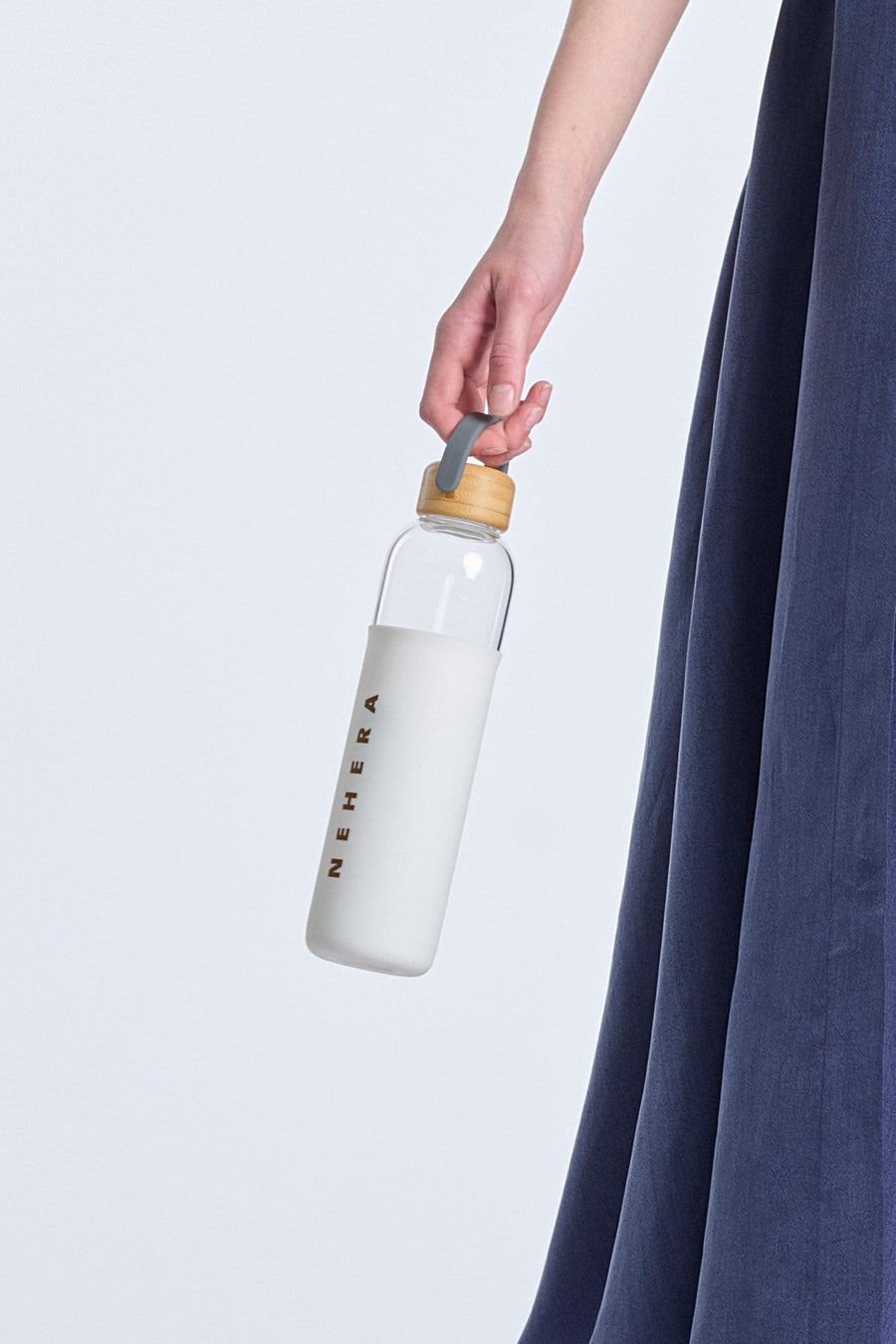 NEHERA x Soma Refillable Glass Water Bottle