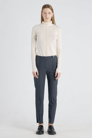 Antracit wool stretch and slim pants