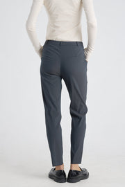 Antracit wool stretch and slim pants