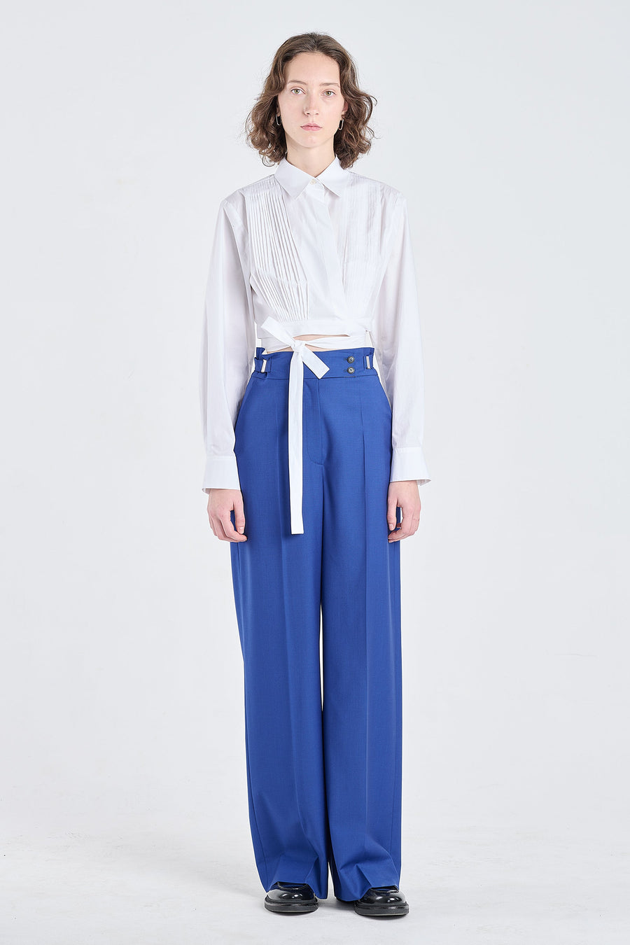 Ultramarine wool hig waisted pants