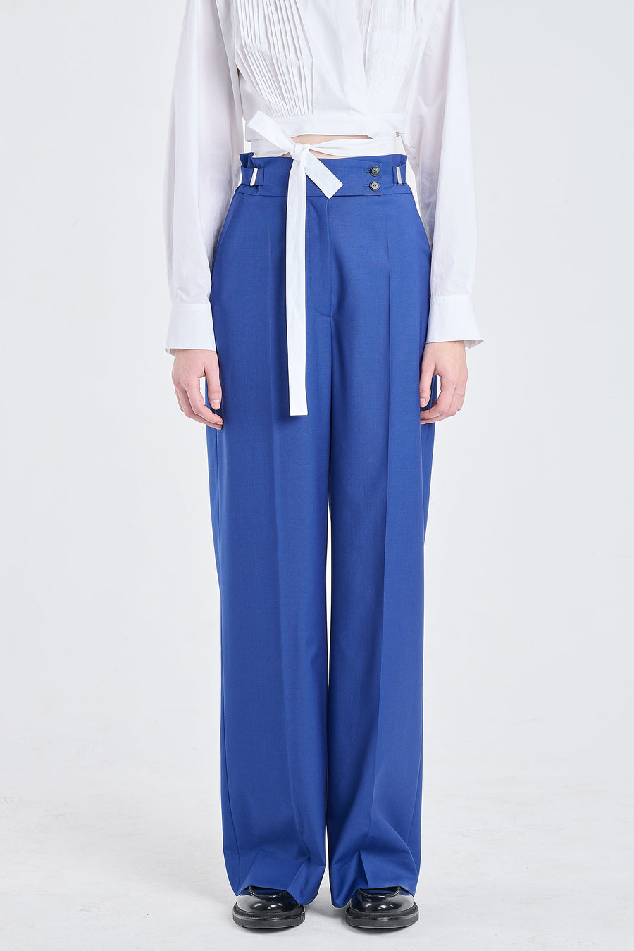 Ultramarine wool hig waisted pants
