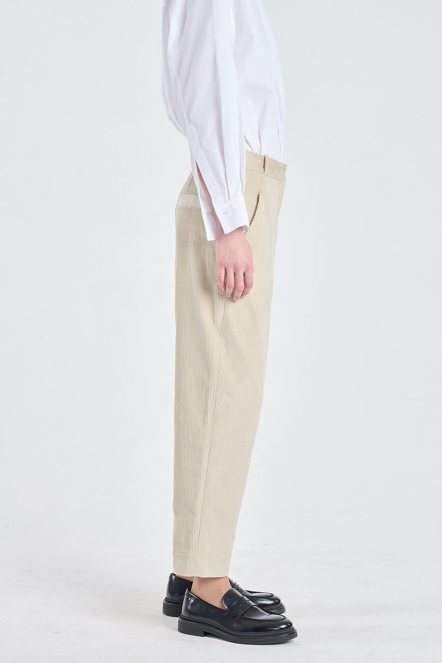Stone cotton corduroy pants