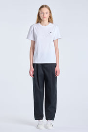 White cotton jersey ''SPECIAL LOVE OPERATION'' t-shirt