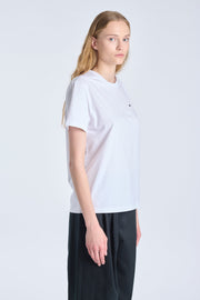 White cotton jersey ''SPECIAL LOVE OPERATION'' t-shirt