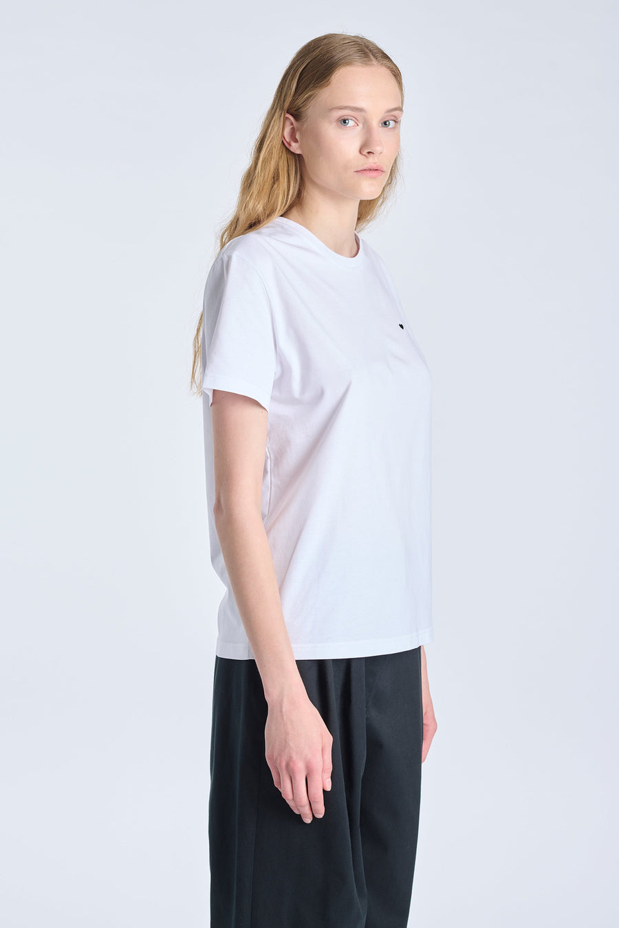 White cotton jersey ''SPECIAL LOVE OPERATION'' t-shirt