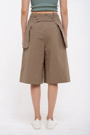Natural skinny belt with d-ring