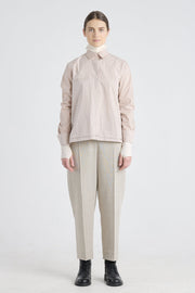 Light brown cotton bio-colored shirt