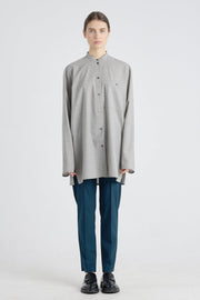 Grey wool extra light shirt