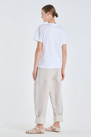 White cotton jersey ''HIDE&SEEK LOGO'' t-shirt