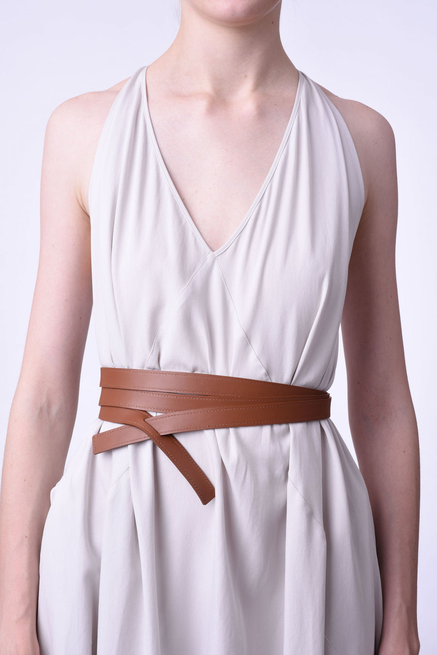 Hazel long tied belt